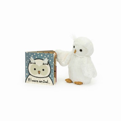 Jellycat If I Were An Búho Board and Bashful Búho Medium | PDHM-28507